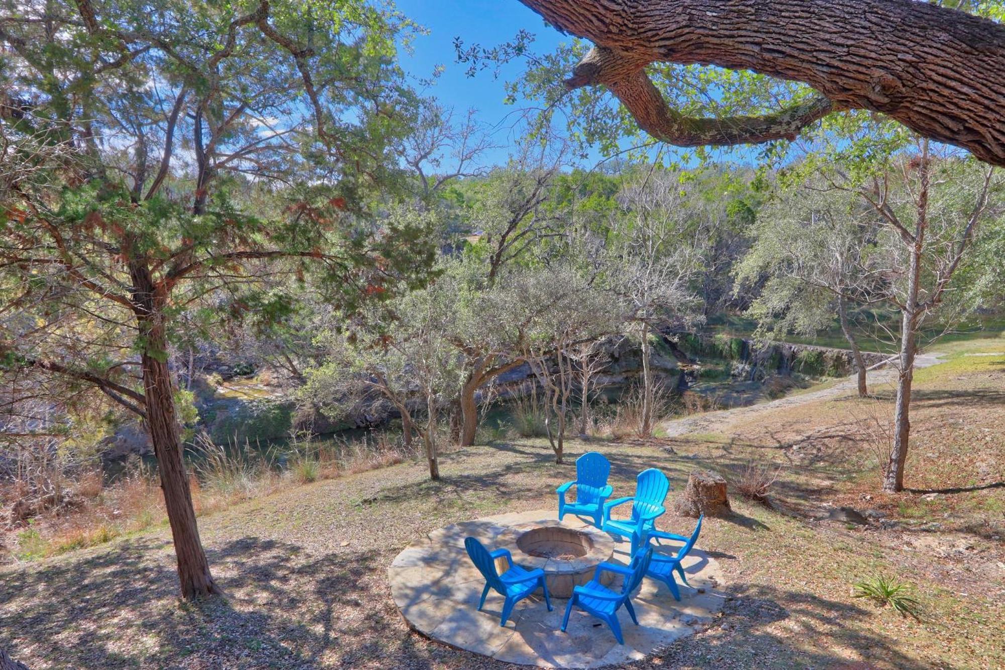 Falls Log Home Wimberley Exterior foto