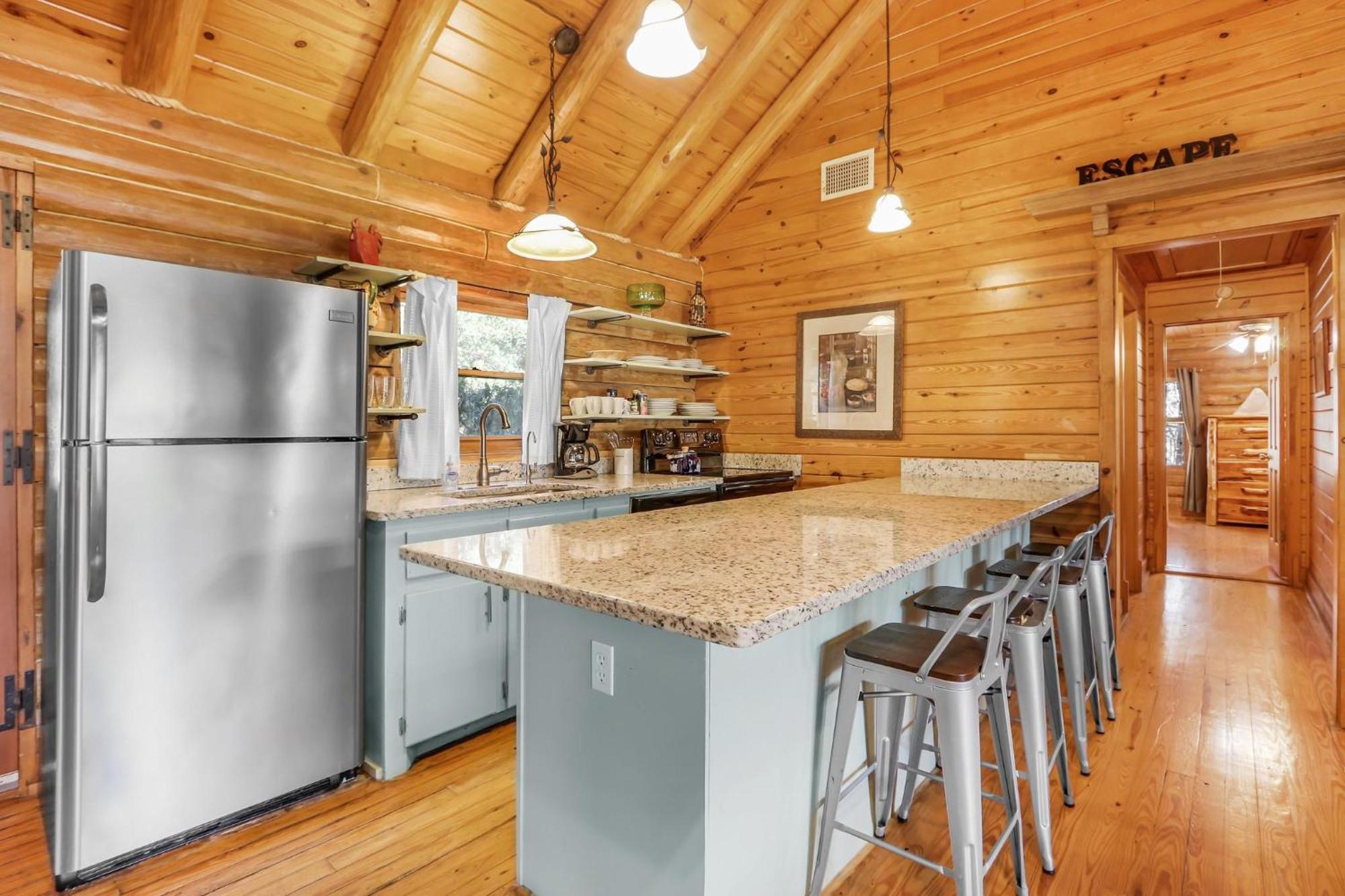 Falls Log Home Wimberley Exterior foto