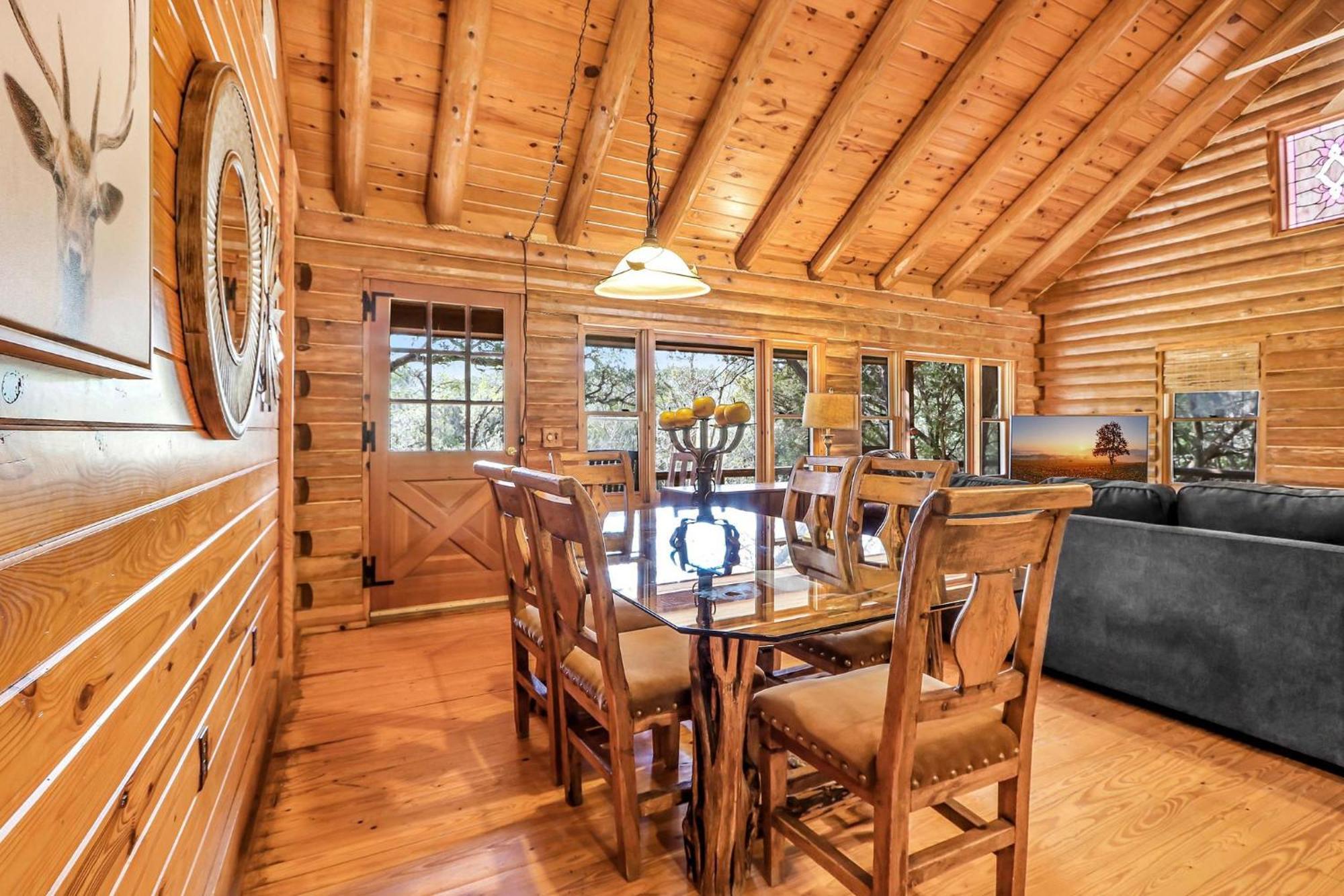Falls Log Home Wimberley Exterior foto