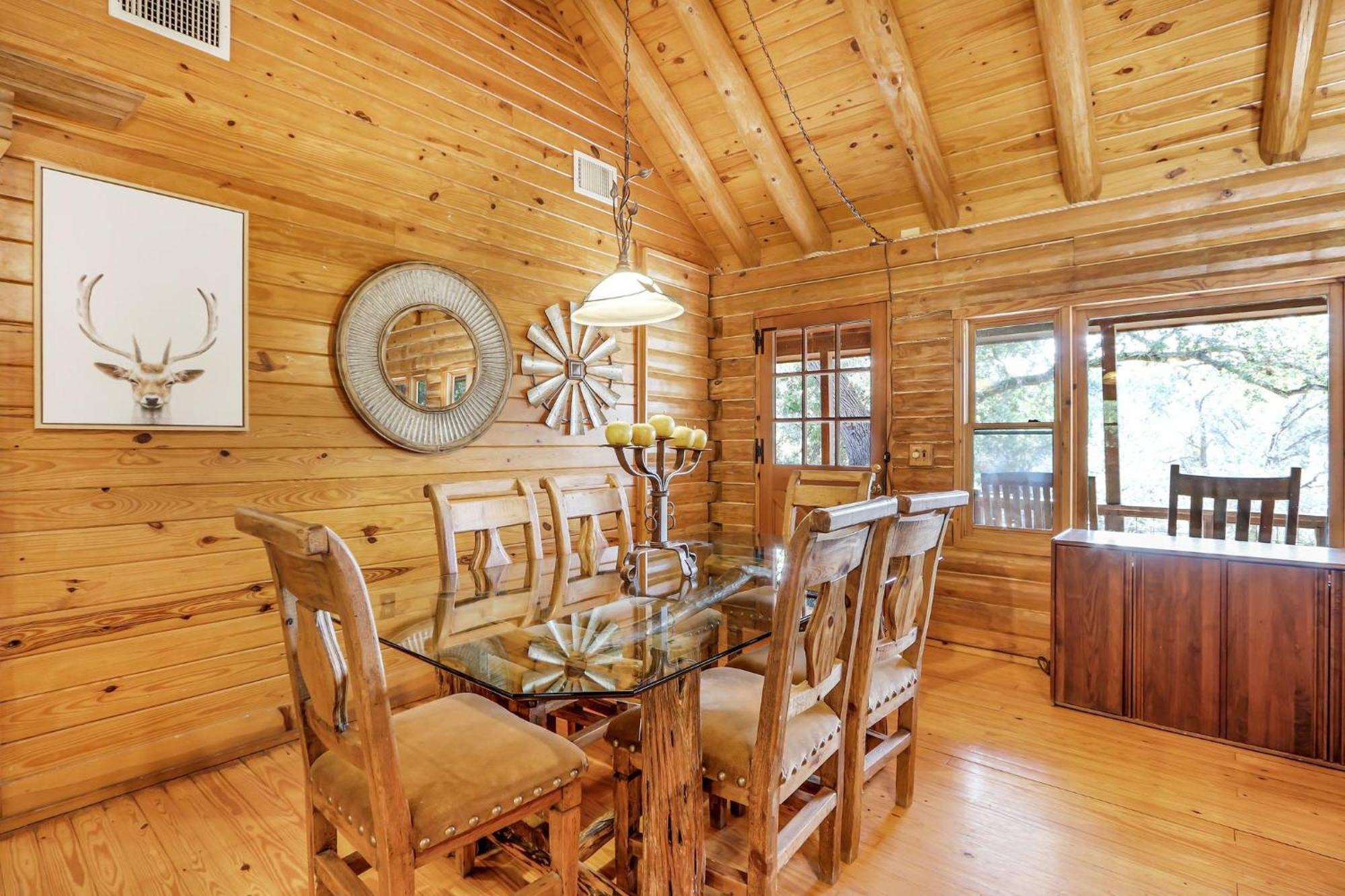 Falls Log Home Wimberley Exterior foto