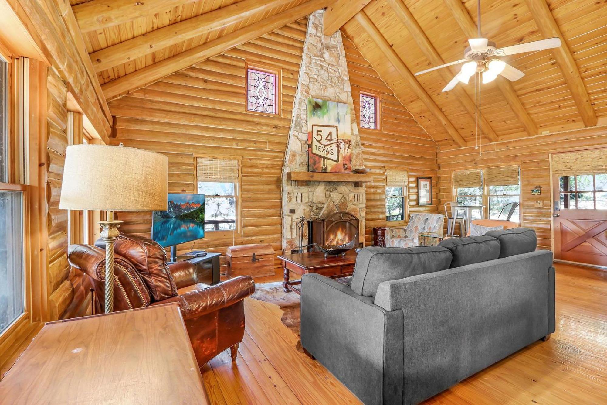 Falls Log Home Wimberley Exterior foto