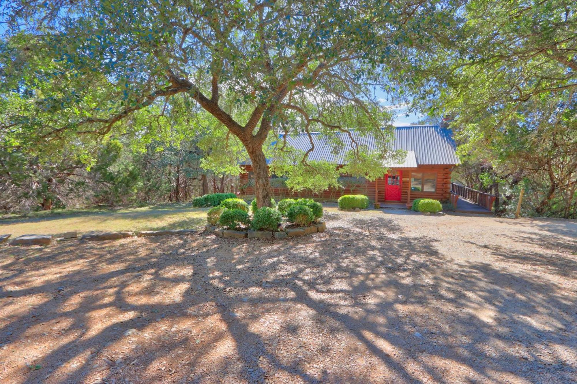 Falls Log Home Wimberley Exterior foto
